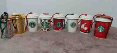 Starbucks Christmas Ornament Lot Of 8 Bodum 2006 2011 2015 2015 Cute Collectible - Sold on eBay Dec 22, 2022 for $79.99