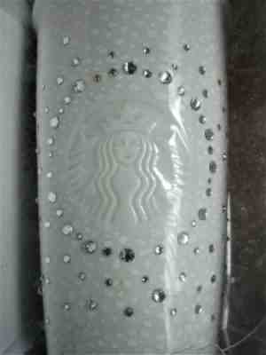 2017 Starbucks Coffee WHITE Swarovski crystals Philippines 12 oz DW MUG - Sold on eBay Feb 15, 2023 for $149.99