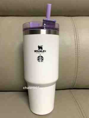 Tracking RARE-Starbucks Stanley white Purple 30oz Thailand Limited Tumbler - Sold on eBay Mar 21, 2023 for $159.00