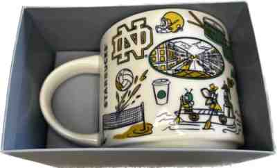 (6)Notre Dame University 14oz Been There Series Ceramic Mug NEW IN BOX Starbucks - Sold on eBay Mar 25, 2023 for $132.00