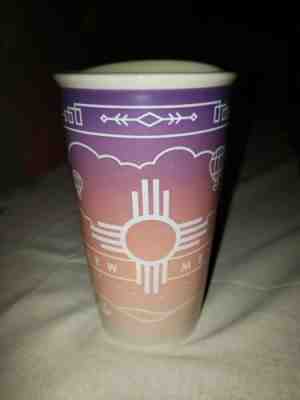 Never Used 2016 Starbucks New Mexico Travel Cup Mug Ceramic w/Lid Purple Ombre - Sold on eBay Mar 12, 2023 for $142.99