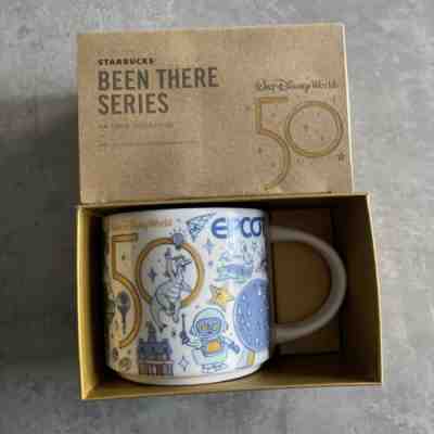 NEW EPCOT Starbucks Disney Been There Mug 14 oz 50 Anniversary Full Size - Sold on eBay Mar 4, 2023 for $125.00