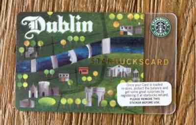 Starbucks card Dublin Ireland card 2009