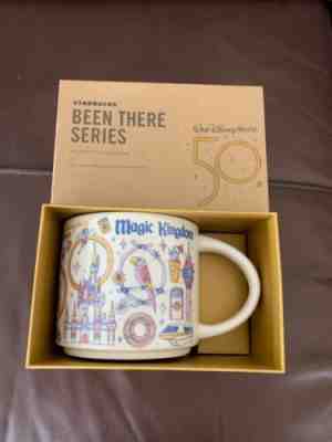 NEW 50TH NIB STARBUCKS PIN DROP BEEN THERE SERIES MUG WALT DISNEY MAGIC KINGDOM - Sold on eBay Feb 8, 2023 for $129.99