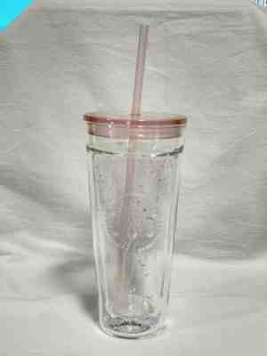 Starbucks 20 Happy Valentine's Day Glitter Glass Cold Cup 591ml HTF No Sticker - Sold on eBay Mar 18, 2023 for $100.00