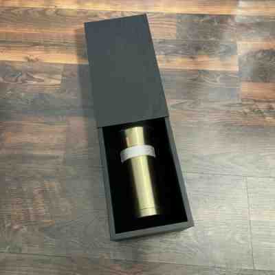 STARBUCKS GOLD SWAROVSKI 30th ANNIVERSARY TUMBLER IN BLACK WOOD BOX Used - Sold on eBay Mar 31, 2023 for $150.00