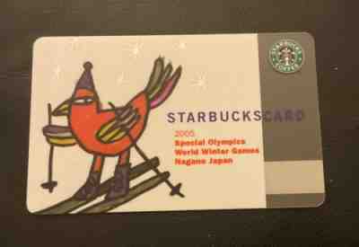 Starbucks Special Olympics 2005 Nagano Japan card, super RARE pin intact - Sold on eBay Feb 21, 2023 for $120.00