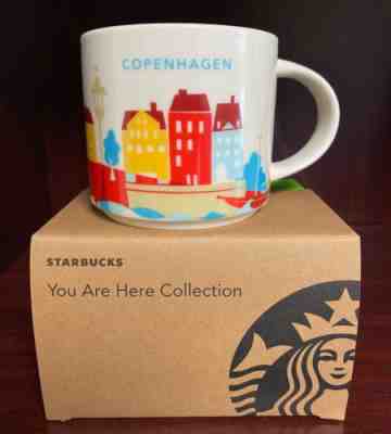 STARBUCKS 14 oz. (large) COPENHAGEN mug you are here collection