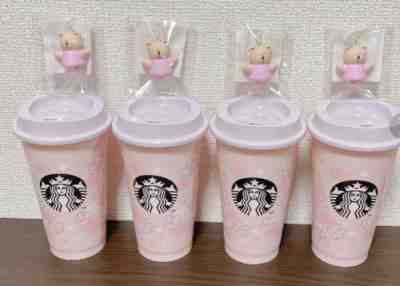 Starbucks JAPAN Tumbler SAKURA 2023 Reusable Cup Drink Hole Cap Bearista set 4 - Sold on eBay Mar 13, 2023 for $105.55