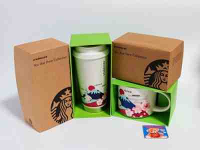 Starbucks Japan You Are Here Stainless Steel tumbler Mug Set Mt.Fuji Brand New - Sold on eBay Jan 15, 2023 for $100.00