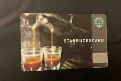 Starbucks USA double espresso shot TEST card - Sold on eBay Feb 21, 2023 for $120.00