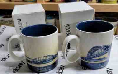 2013 2 STARBUCKS Mug 16 oz NIJMEGEN Ver 1 & 2, Icon Series w SKU MIT NWT w Boxes - Sold on eBay Feb 26, 2023 for $99.95