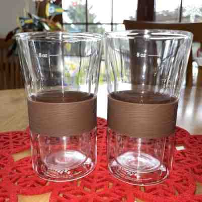 6 BODUM Starbucks Double Walled Glass Tumbler Cups 10 oz Brown Silicone Grips - Sold on eBay Mar 13, 2023 for $110.00