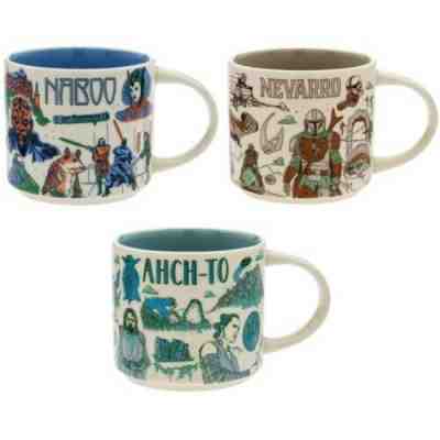 Disney Star Wars Naboo Ahch-To Nevarro Starbucks Mug Cup Set, In hand! - Sold on eBay Jan 17, 2023 for $99.99