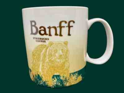 starbucks banff mug bear rare