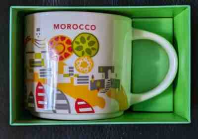 RARE!! NIB Starbucks MOROCCO YAH Mug (You Are Here Collection)