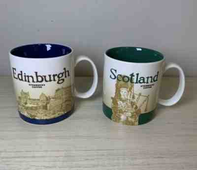 Lot of 2 Starbucks Mugs Collector Series Scotland YOU ARE HERE & BEEN THERE - Sold on eBay Jan 14, 2023 for $88.00