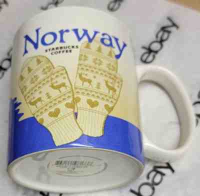 2013 STARBUCKS Coffee Mug NORWAY Icon 16 oz MIT w SKU Discontinued NWT