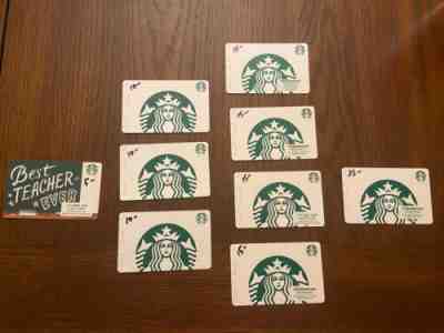 Lot of Verified Starbucks gift cards worth $120Â  - Sold on eBay Jan 23, 2023 for $95.00