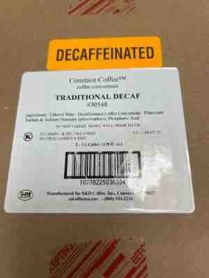 Decaf Traditional Constant Coffee SKU#: 30548 Coffee Concentrate - Sold on eBay Mar 14, 2023 for $95.00
