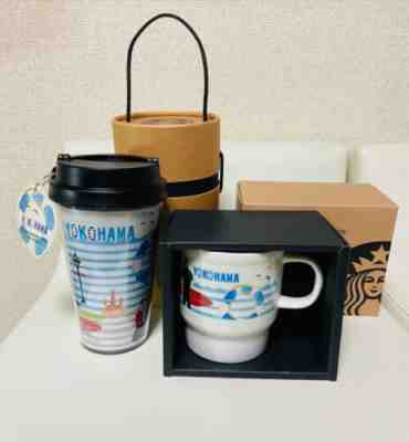 Starbucks Japan Geography Series YOKOHAMA Limited Mug 12oz & Tumbler 12oz NEW - Sold on eBay Mar 28, 2023 for $69.00