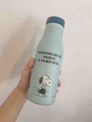 blue starbucks japan 2022 PEANUTS snoopy stainless logo bottle limited - Sold on eBay Feb 14, 2023 for $80.00