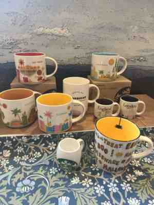 Lot of 9 Starbucks You Are Here Coffee Mugs Espresso Las Vegas Orlando Florida - Sold on eBay Mar 5, 2023 for $75.00
