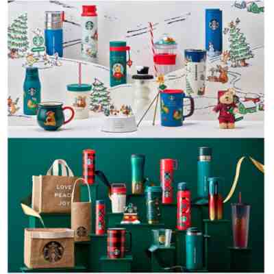 STARBUCKS KOREA 2022 Joyful Christmas MD Tumbler Cold Cup Mug Limited Edition - Sold on eBay Feb 12, 2023 for $49.99