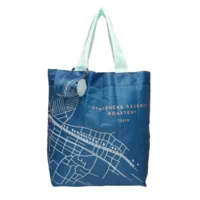 Starbucks ReserveÂ® Roastery Map Pocketable Tote Reusable Shopping Bag - Sold on eBay Feb 17, 2023 for $79.00