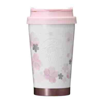 Starbucks SAKURA 2020 Stainless TOGO Logo Tumbler Sparkle Bottle 12oz Cold Hot