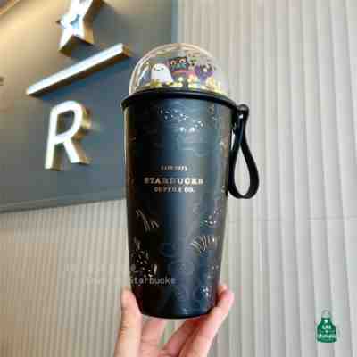 New 2021 China Starbucks Black Halloween Park 12oz Stainless Steel Vacuum Cup - Sold on eBay Mar 7, 2023 for $66.99