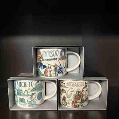 Starbucks Star Wars Mug Set of 3 - Naboo / Ahch-To / Nevarro - Fast Shipping! - Sold on eBay Jan 31, 2023 for $70.00