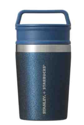 Starbucks Stainless Steel Stanley Japan Shiny Navy 8oz Holiday Season Gift New - Sold on eBay Feb 3, 2023 for $59.99