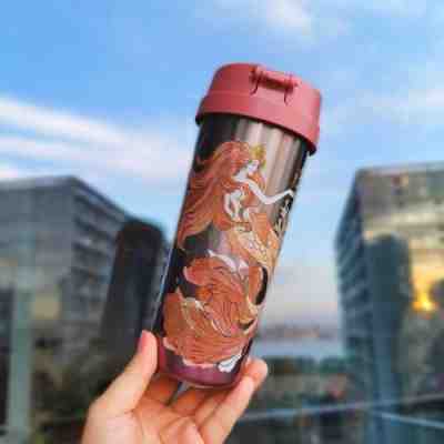 Starbucks China 2022 Anniversary Mermaid Goddess Coral 16oz Stainless Tumbler - Sold on eBay Feb 14, 2023 for $59.99