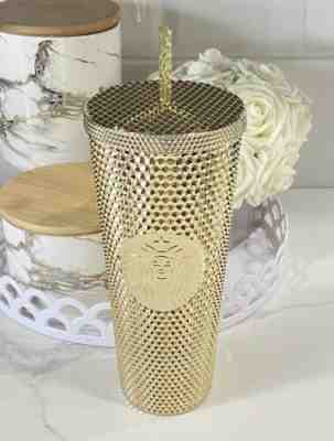 NEW RARE Starbucks GOLD Bling Studded LIMITED EDITION Tumbler Christmas 2022 - Sold on eBay Mar 4, 2023 for $79.00