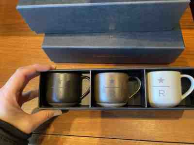 Starbucks Reserve 3oz ESPRESSO SHOT MUGS Cups BOX SET OF 3 NEW NIB! - Sold on eBay Jan 10, 2023 for $75.00