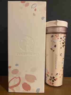 Starbucks Japan Sakura 2017 Plastic Tumbler Pink White Flower 473ml 16oz NEW - Sold on eBay Jan 16, 2023 for $40.00