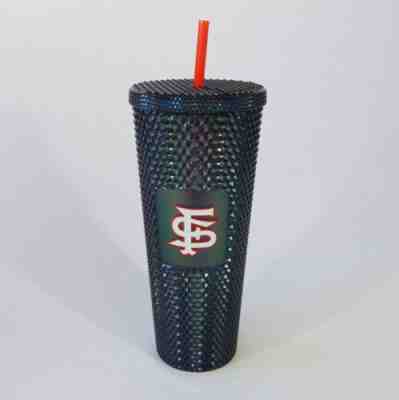 Starbucks CSU Fresno State Studded Tumbler Navy Iridescent Venti Cup Red 2022 - Sold on eBay Mar 14, 2023 for $64.95