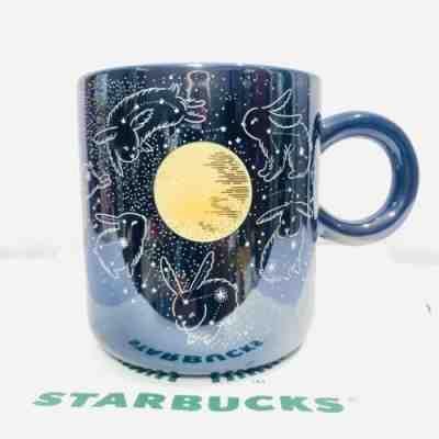 Starbucks Mug Blue Bunny Constellation Moon14oz Stoneware - Sold on eBay Apr 4, 2023 for $59.00