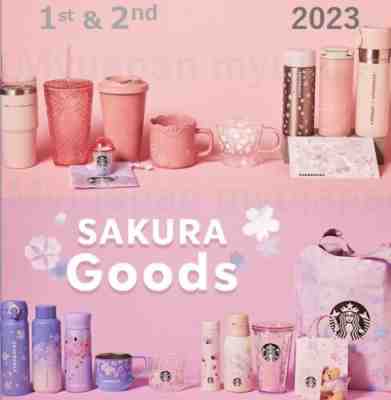 Starbucks Japan Limited SAKURA Collection 2023 Cherry Blossoms Mug Tumbler Cup - Sold on eBay Mar 25, 2023 for $13.00
