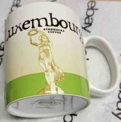 2014 STARBUCKS Coffee Mug LUXEMBOURG Icon 16 oz MIT SKU Discontinued