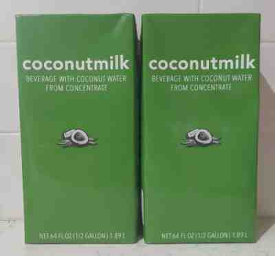 2 Starbucks Coconut Milk 64oz 10/23 October 2023 Latte Frapucciono Refresher - Sold on eBay Apr 6, 2023 for $79.99