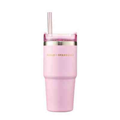 Starbucks 2021 SS Blossom Pink Stanley Tumbler 473ml - Sold on eBay Apr 7, 2023 for $79.99