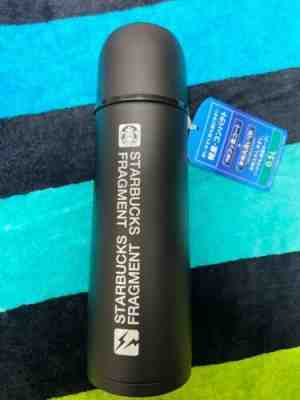 Starbucks x Fragment Design Hiroshi Fujiwara Stainless Bottle Black 500ml 16.9oz - Sold on eBay Mar 17, 2023 for $79.98