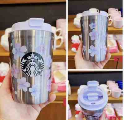 Starbucks China 2023 Spring Sakura Romantic Flower Purple 12oz Stainless Cup - Sold on eBay Apr 8, 2023 for $69.99
