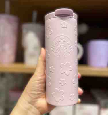 Starbucks Stainless Sakura Tumbler Pink Cherry Blossom 12oz. Rare item. - Sold on eBay Apr 8, 2023 for $64.00