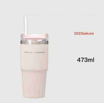 Starbucks SAKURA 2023 Pre-order 2nd Cherry Blossom Stanley Mug Cup Tumbler L001 - Sold on eBay Mar 23, 2023 for $79.88