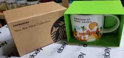 2018 STARBUCKS Coffee Mug KINGDOM OF SAUDI ARABIA 14 oz MIT w SKU Discontinued - Sold on eBay Mar 11, 2023 for $67.95