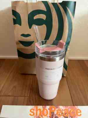 Starbucks Japan Sakura 3-way stainless steel tumbler STANLEY Pink 473ml JP NEW - Sold on eBay Apr 7, 2023 for $79.35