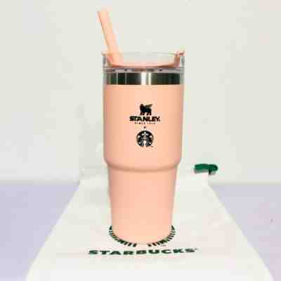 Starbucks STANLEY Stainless Tumbler 16 oz.Cold Cup Peach Thailand only - Sold on eBay Apr 8, 2023 for $77.00
